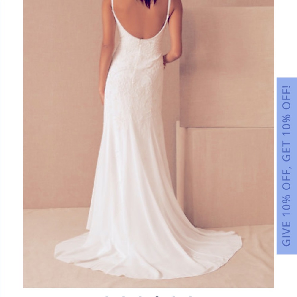 BHLDN BEAUTIFUL HAND BEADED WEDDING DRESS